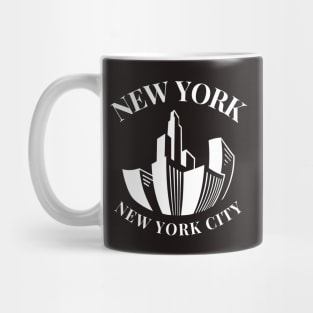 New York City Skyline Broadway Wall street Fifth avenue Times square New York New york Travel holidays Mug